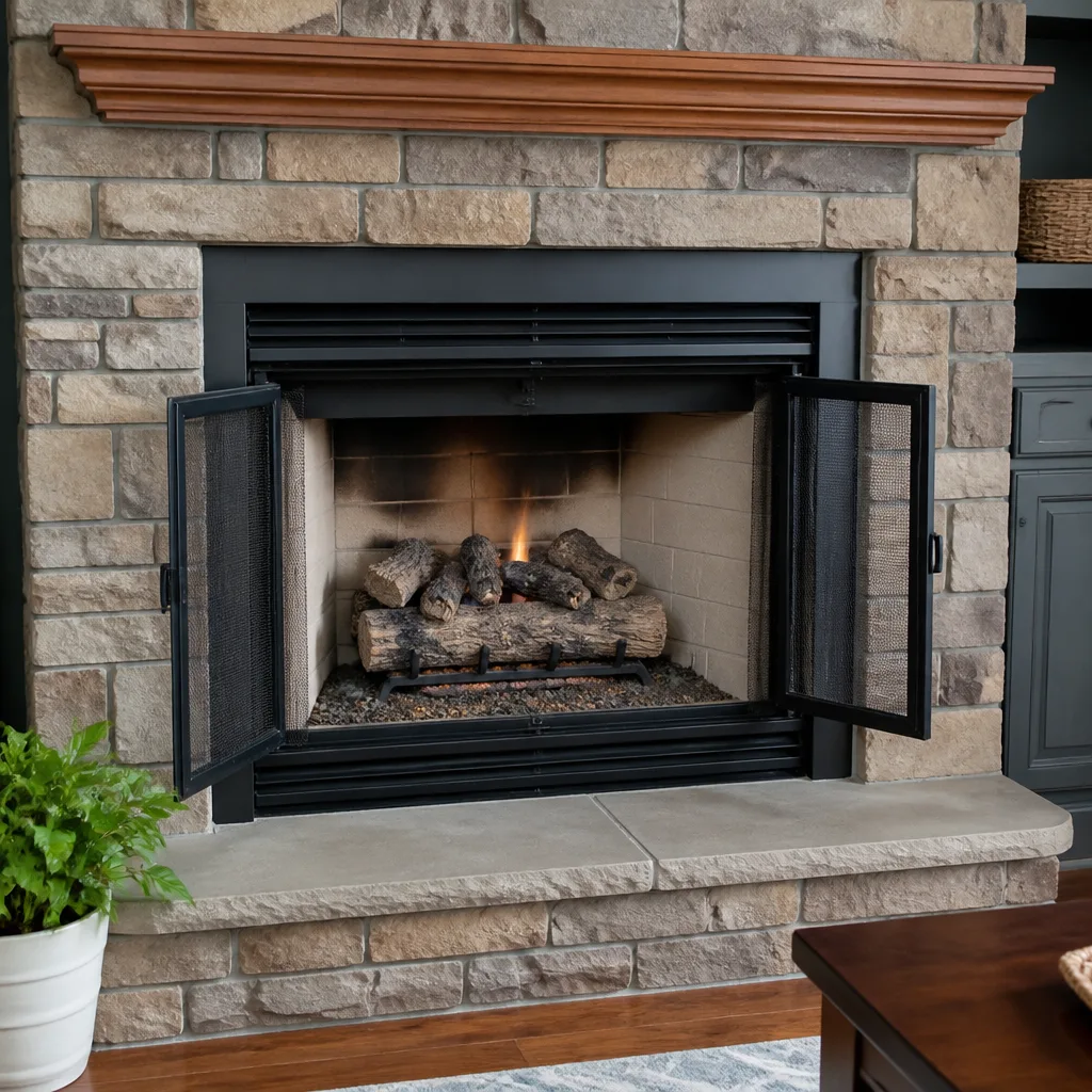 Gas fireplace service